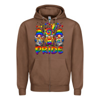 Chestnut pride gnome Zipper Hoodie - BarkalooDesign