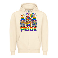 Sandshell pride gnome Zipper Hoodie - BarkalooDesign