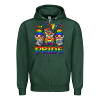 Sports Green pride gnome Zipper Hoodie - BarkalooDesign