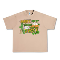 Burro Safety first drink with a Nurse St. Patrick's Day Urban Heavy Tee - CowGirlArtShop