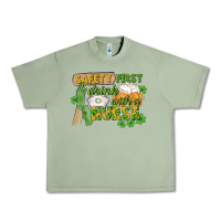 Oil Green Safety first drink with a Nurse St. Patrick's Day Urban Heavy Tee - CowGirlArtShop