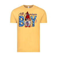 All American Boy With Gnome Vintage Tee | Teevron