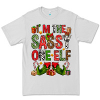 Dove Grey I'm the sassy on the elf Premium Tee - NancyCooperArtShop