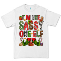 White I'm the sassy on the elf Premium Tee - NancyCooperArtShop
