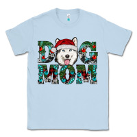 Dusty Blue Christmas Dog Mom Husky Classic Tee - RanaPortraitStore