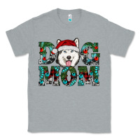 Heather Grey Christmas Dog Mom Husky Classic Tee - RanaPortraitStore