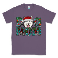 Lavender Christmas Dog Mom Husky Classic Tee - RanaPortraitStore