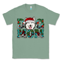 Sage Christmas Dog Mom Husky Classic Tee - RanaPortraitStore