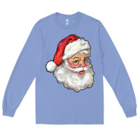 Colony Blue santa Long Sleeve Tee - RanaPortraitStore