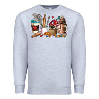 Heather Grey bakery coffee cups Premium Sweatshirt - AdoDesignShop