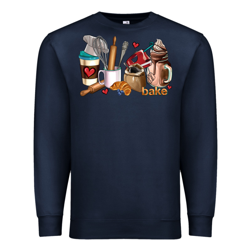 Bakery Coffee Cups Premium Sweatshirt by AdoDesignShop | Teevron