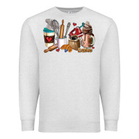 Oatmeal Heather bakery coffee cups Premium Sweatshirt - AdoDesignShop
