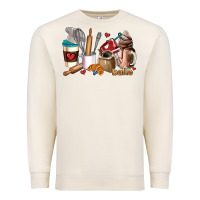 Sandshell bakery coffee cups Premium Sweatshirt - AdoDesignShop