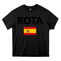 Black rota spain spanish flag city vacation travel gift pullover hoodie Heavy Core Tee - maiPhamDesign