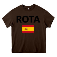 Chocolate Brown rota spain spanish flag city vacation travel gift pullover hoodie Heavy Core Tee - maiPhamDesign