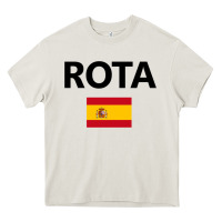 Cream rota spain spanish flag city vacation travel gift pullover hoodie Heavy Core Tee - maiPhamDesign