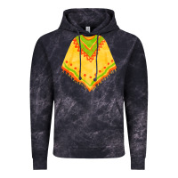 Cloud Black mexican poncho fa element Vintage Hoodie - FaDigitalArtStudio