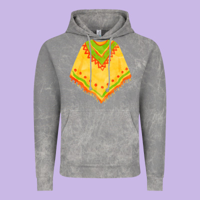 Mexican Poncho Fa Element Vintage Hoodie Designed By Fadigitalartstudio