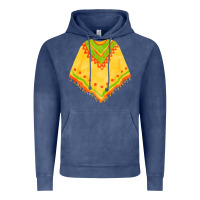 Vintage Denim mexican poncho fa element Vintage Hoodie - FaDigitalArtStudio