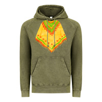 Vintage Olive mexican poncho fa element Vintage Hoodie - FaDigitalArtStudio