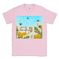 Bubblegum Pink spread kindness with dandelions Classic Tee - TumblerDesignByShophia