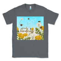 Charcoal Heather spread kindness with dandelions Classic Tee - TumblerDesignByShophia