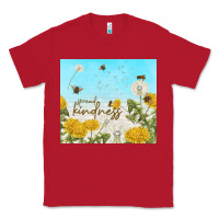 Red spread kindness with dandelions Classic Tee - TumblerDesignByShophia