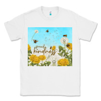 White spread kindness with dandelions Classic Tee - TumblerDesignByShophia
