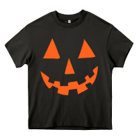 Asphalt Halloween Pumpkin Face Gift Creepy Spooky Horror Heavy Core Tee - maiPhamDesign