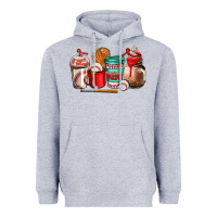 Heather Grey baseball coffee cup Heavyweight Hoodie - AdoDesignShop
