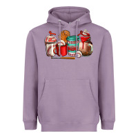 Lavender baseball coffee cup Heavyweight Hoodie - AdoDesignShop