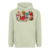Matcha baseball coffee cup Heavyweight Hoodie - AdoDesignShop