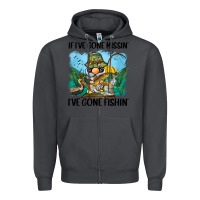 Smoke if i've gone missin' i've gone fishin' Zipper Hoodie - BarkalooDesign
