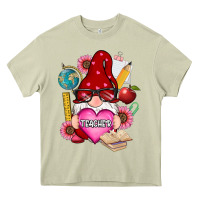 Mossy valentines day teacher gnome Heavy Core Tee - RanaPortraitStore