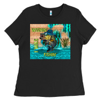Black wıshın i was fıshın Ladies Tee - TumblerDesignByShophia