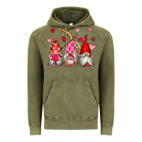 Vintage Olive valentine's day gnomes Vintage Hoodie - OliviaCreatesArt