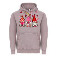 Vintage Zinc valentine's day gnomes Vintage Hoodie - OliviaCreatesArt