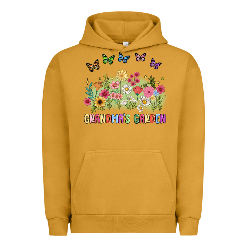 Grandma Garden Birth Month Flower Urban Hoodie by JahusDesignShop | Teevron