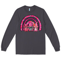 Smoke breast cancer rainbow gnomes Long Sleeve Tee - FaDigitalArtStudio