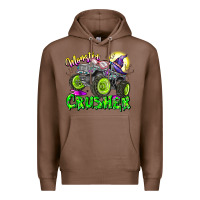 Chestnut Monster Crusher Premium Hoodie - CowhideDigitalArt