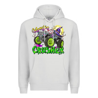 Dove Grey Monster Crusher Premium Hoodie - CowhideDigitalArt