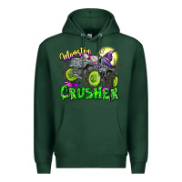 Sports Green Monster Crusher Premium Hoodie - CowhideDigitalArt