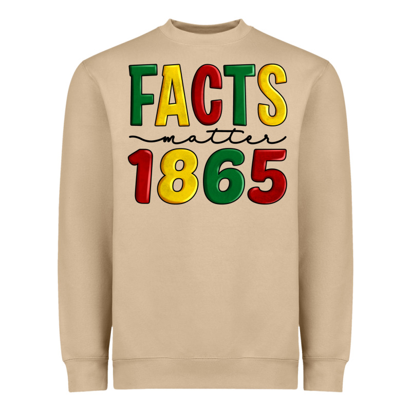 Facts Matter 1865 Heavyweight Sweatshirt by Artiststas | Teevron