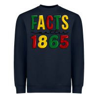 Navy facts matter 1865 Heavyweight Sweatshirt - Artiststas
