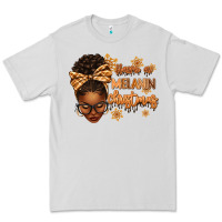 Dove Grey Have a melanin Christmas afro woman Premium Tee - texasbilliewilder