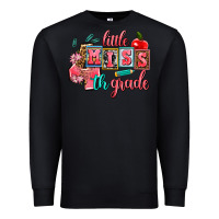 Black little miss 4 th grade Premium Sweatshirt - AdoDesignShop
