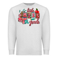 Oatmeal Heather little miss 4 th grade Premium Sweatshirt - AdoDesignShop