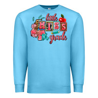 Ocean Blue little miss 4 th grade Premium Sweatshirt - AdoDesignShop
