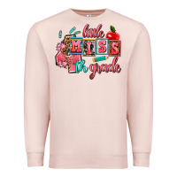 Pale Pink little miss 4 th grade Premium Sweatshirt - AdoDesignShop