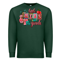 Sports Green little miss 4 th grade Premium Sweatshirt - AdoDesignShop